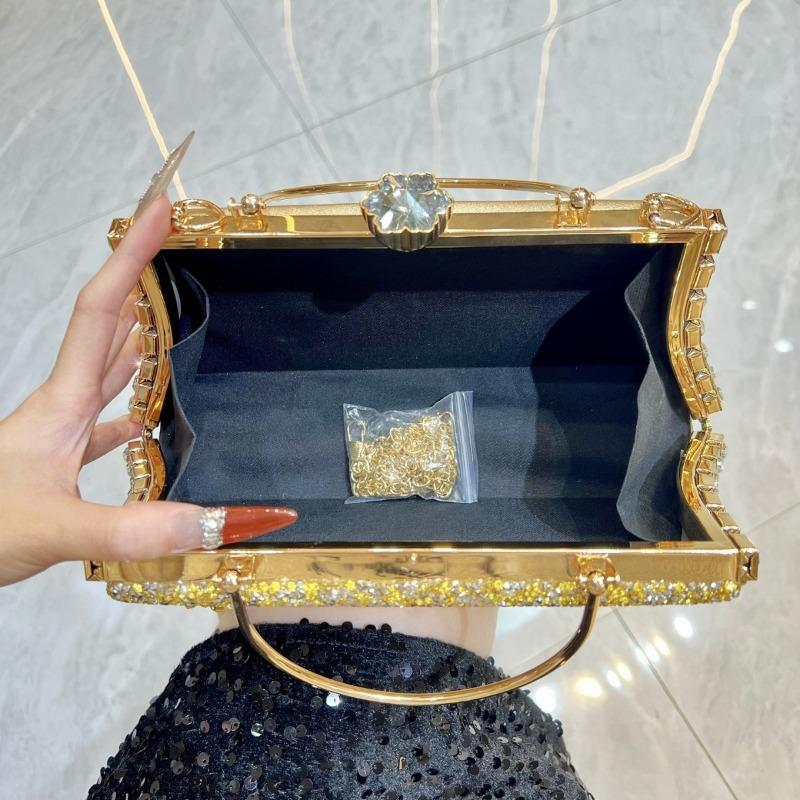 Borsa a mano - Borsa da sera alla moda - Borsa a mano per damigella d'onore - Borsa a tracolla di lusso ad alta capacità