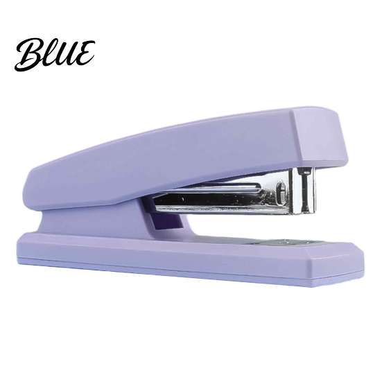 Minimalist Morandi Color Stapler Mini Stapler with Ergonomic Curved Design Handheld for Students And Teachers Office School Home Use Desktop Gadget