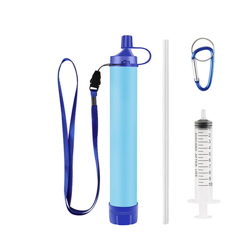 Multifunctional Portable Filter Direct Drinking Water Pipe Wilderness Survival Drinking Water Purifier Emergency Tool