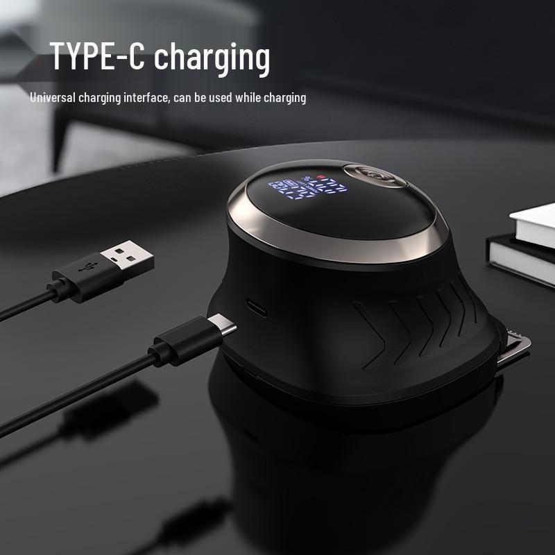 Men's Self-Charging Electric Hair Clipper with Two-Speed Adjustment & Digital Display