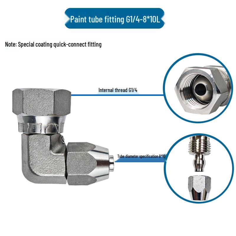 304 Stainless Steel Universal Quick-Connect Pipe Fittings for Spray Gun Equipment