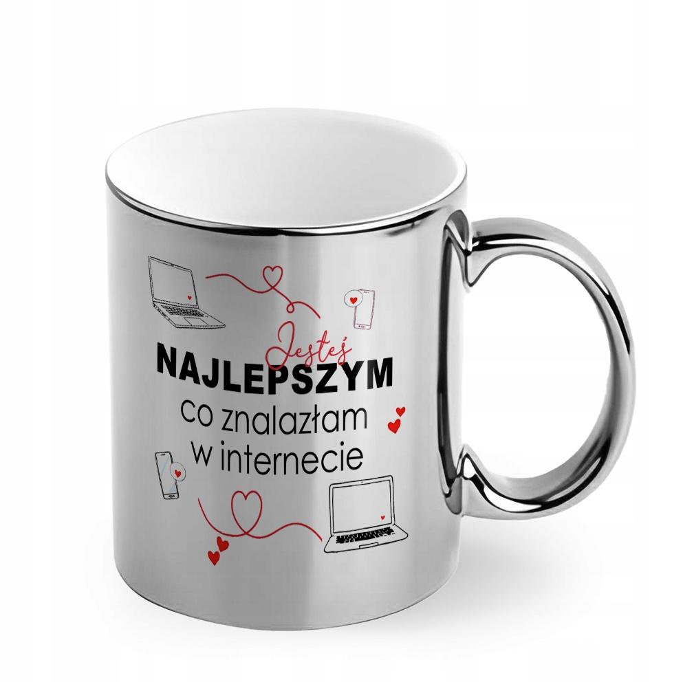 Prezent Na Walentynki Dla Niej Dla Niego Kubek Jesteś Najlepszy Dla Niego