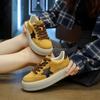 Leather Retro Old Star Board Shoes Women's 2025 Autumn New Muffin German Training Shoes Round Head Platform White Shoes