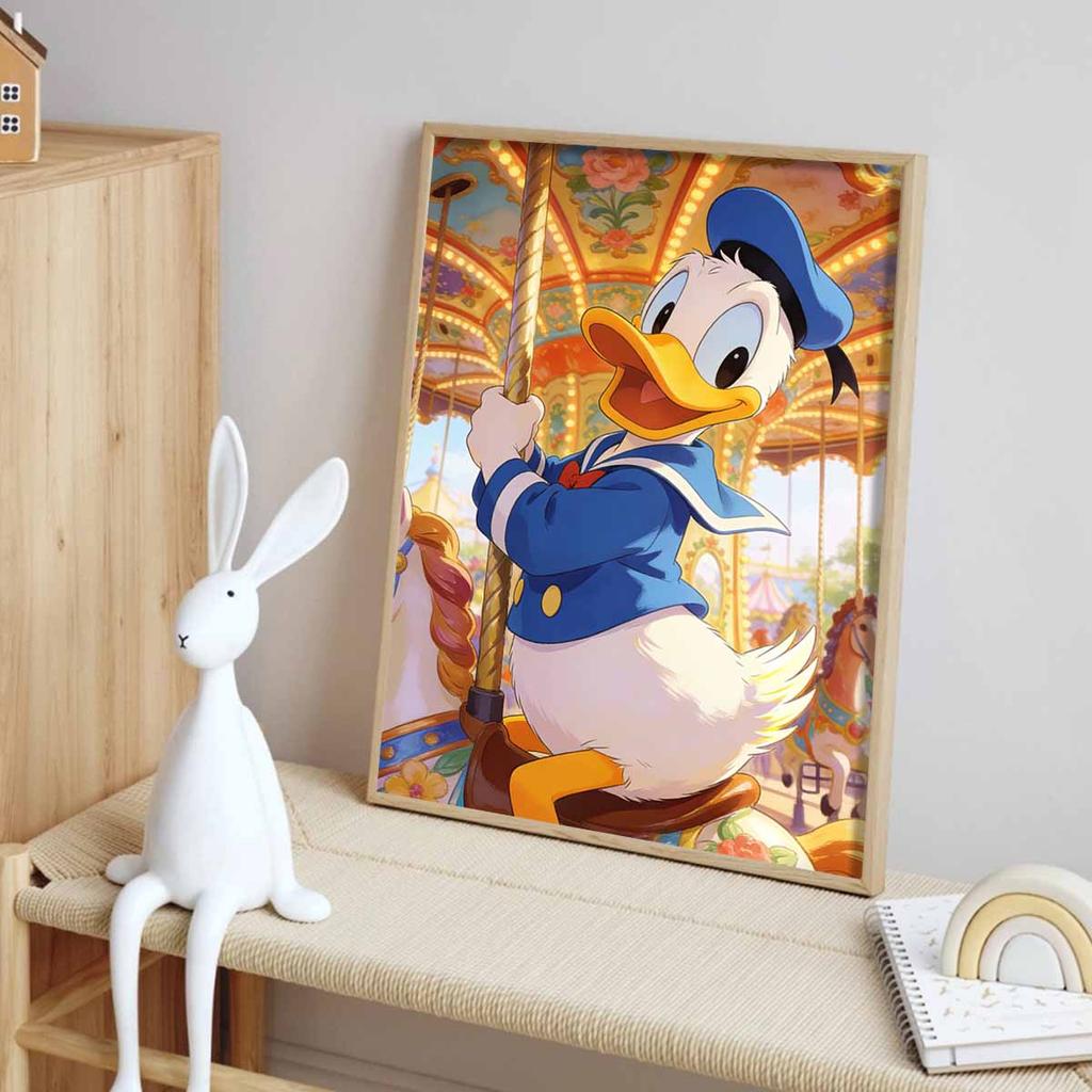 disney donald duck merrygoround diamond painting full diamond art kit handmade diy home decoration gift