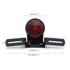 MFC PRO Universal Red Lens Tail Light/Brake Light License Plate Lamp for Harley Dyna Sportster Yamaha