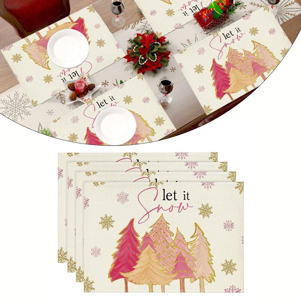 Dining Decor Placemats Xmas Tree Placemats Table Mats