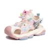 Classmates Children's Sandals Students Girls Middle and Older Children Baotou Sandals 2025 Summer Fresh and Cute Microfiber Breathable
