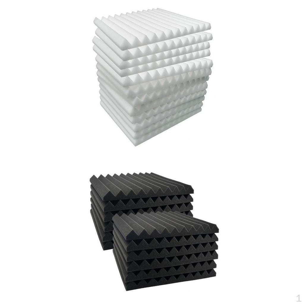 24x Studio Acoustic Foam Panel KTV Padding Home Use