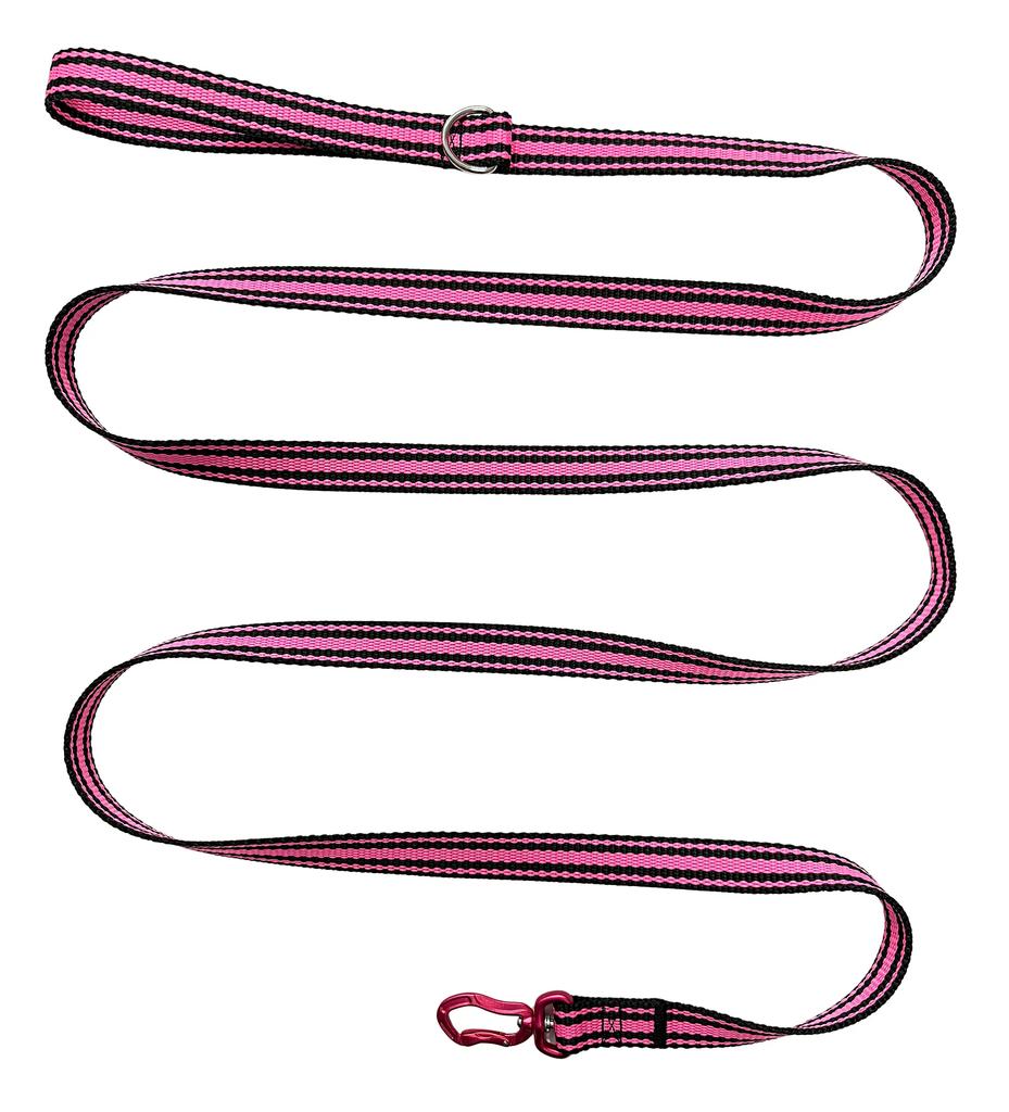 Classic dog leash for walking 400kg Black and Pink Classic dog leash for walking 400kg Black and Pink M - 150cm