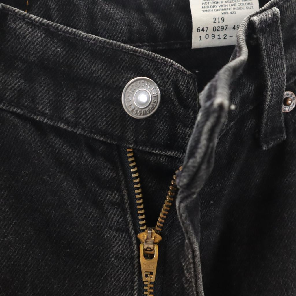 Levi's 90er 10912 Alte Orange-Tab Knopfleiste 219 Nachgefärbte Jeanshose M Herren Gebraucht