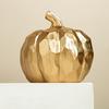 Indoor Modern Pumpkin Fall Decor Shiny Vivid Color Holiday Party Elegant Tabletop Decoration Resin Artificial Pumpkin