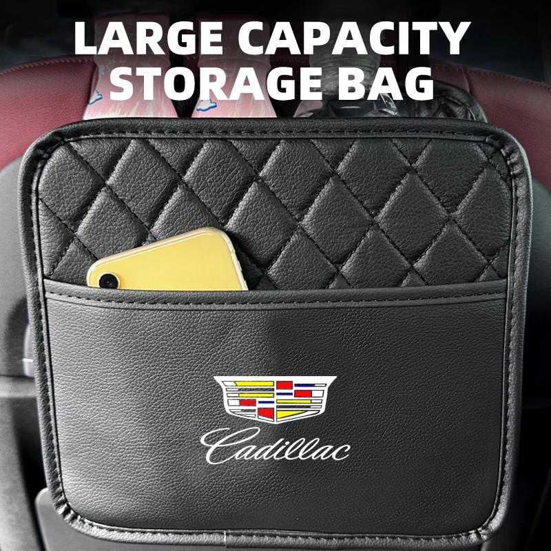 Car Storage Hanging Bag Back Seat Back Bag for Cadillac SRX Escalade CTS BLS ATS DTS XTS SLS XLR V Deville CT5 Accessories AIV1