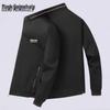 Mark Fairwhale Men's Stand Collar Casual Jacket