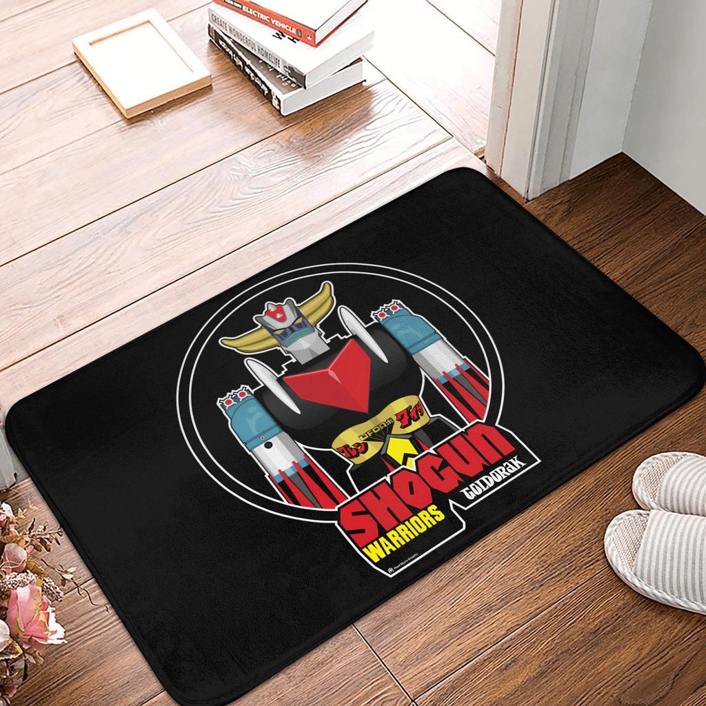 UFO Robot Mazinger Z Front Door Floor Entrance Mats Outdoor Anime Bath Kitchen Doormat Bedroom Carpet Rug