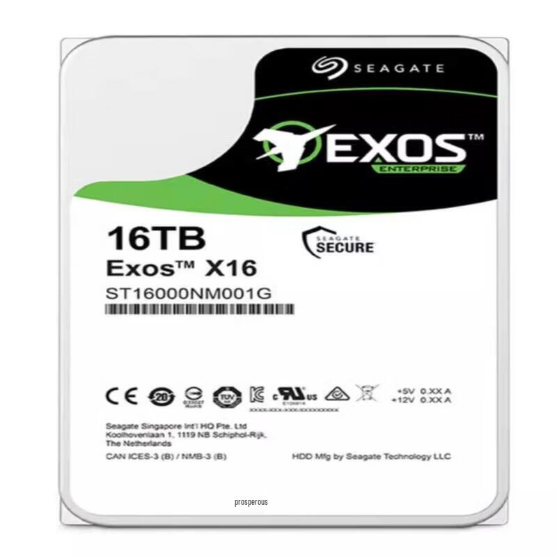 Seagate 16TB Enterprise Hard Drive