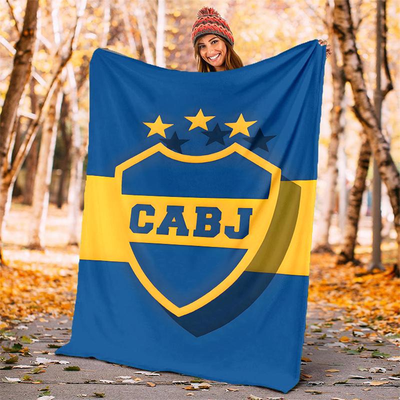 CABJ Flannel Blanket Soft All-Season Throw, Design for Camping, Car Travel, Hiking Sofa, Bed, Office Perfect Gift for Parties