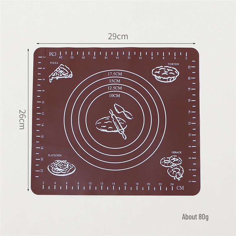 Silicone Kneading & Baking Mat - Heat-Resistant, Thick, Ideal for Dough, Noodles & Cutting
