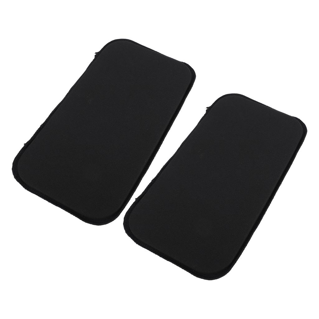 2pcs Abdominal Compression Side Board Sponge Abdominal Plate Support Board for Waist Side Black