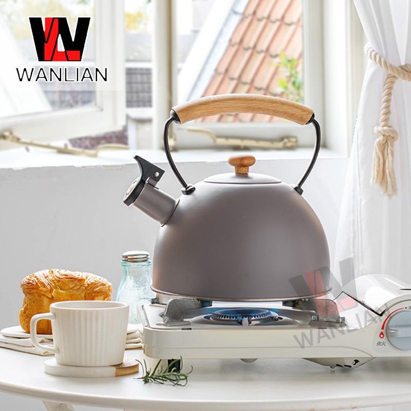 3L Stainless Steel Whistling Kettle Stove Top Use Compatible With Gas Electric Induction Cooktops