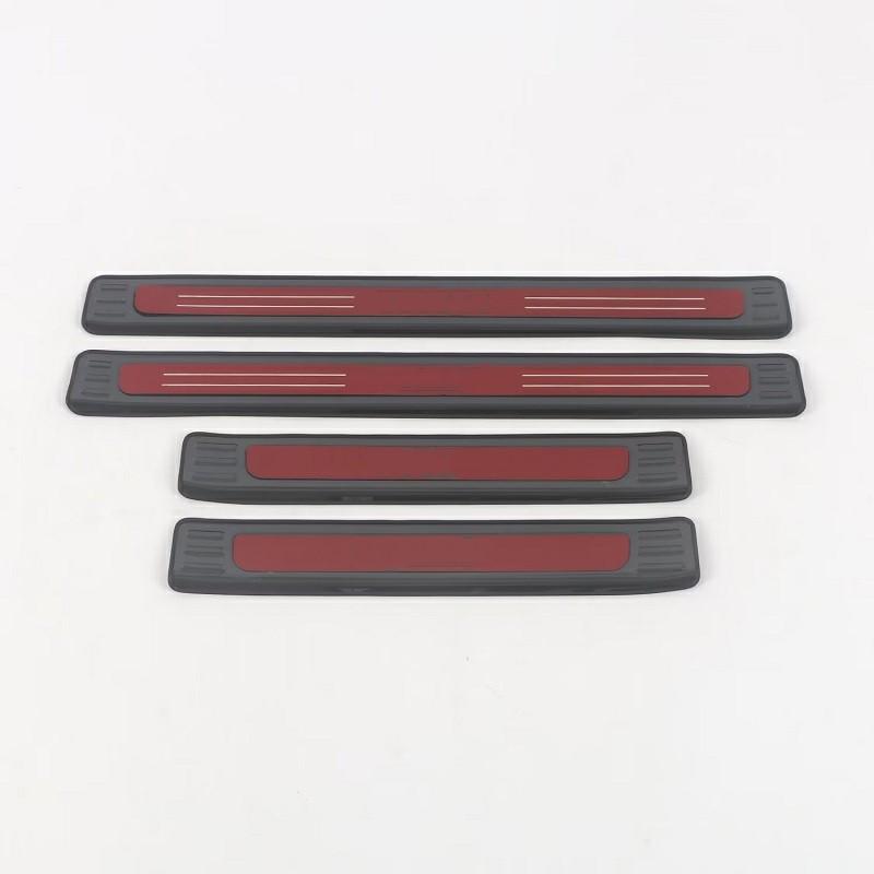 For Toyota Land Cruiser 300 LC300 2022 2023 Accessories Stainless Steel External Door Sill Scuff Plate Pedal Anti-scratch