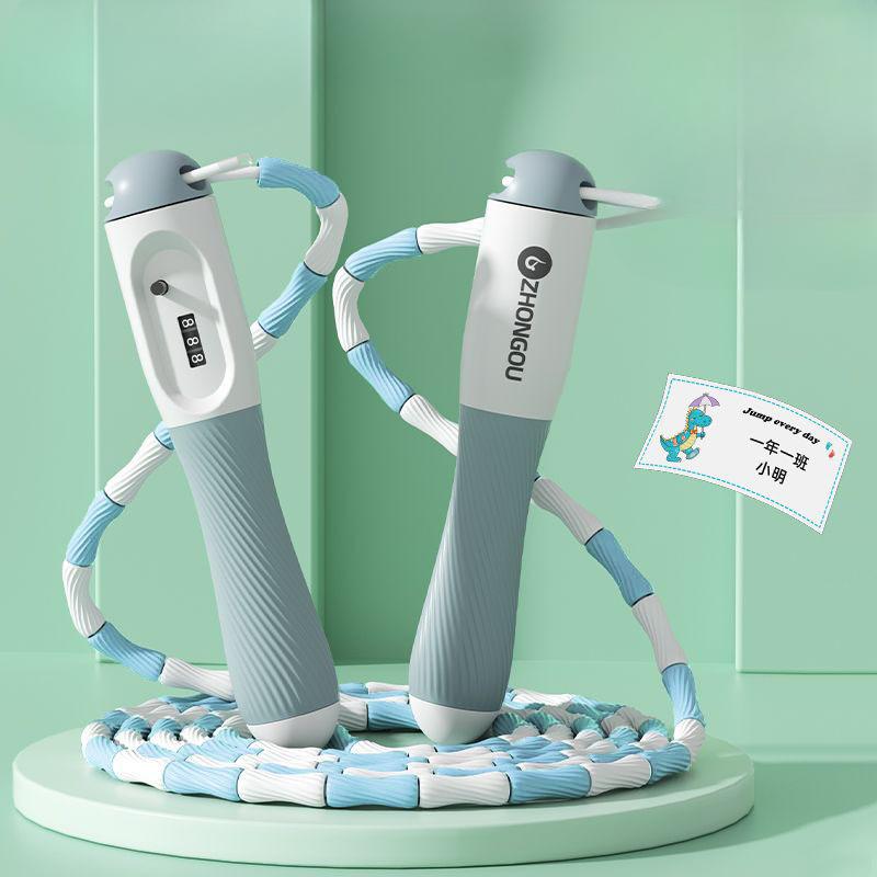 

Детская специальная бамбуковая скакалка для детей и студентов детского сада RJ6 Детская механическая счетная бамбуковая скакалка