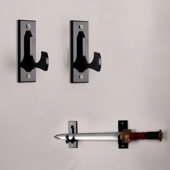 Yousheng Βάση Τοίχου για Σπαθόσπαθο Θήκη για Σπαθί Σαμουράι Βάση Έκθεσης Σπαθόσπαθου Υποστήριξη για Όλα τα Σπαθιά Σπαθόσπαθα για Συλλέκτες Διακόσμηση Τοίχου Σπιτιού