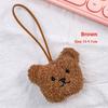 1Pc Cute Baby Name Tag Cartoon Bear Doll Bag Kindergarten Backpack Pendant Baby Newborn Bag Ornaments Keyrings