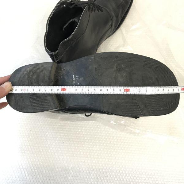 Made in Japan BRAT Leather Chukka Short Boots Men’s 26.0 Black(USED)