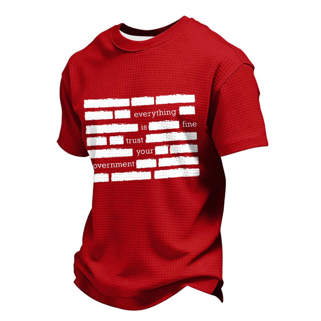 USA Jubiläum Herren Freizeit Pullover mit Buchstabenprint Langarm