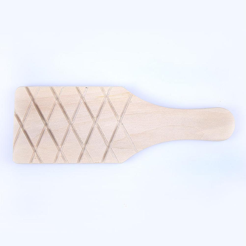 Ceramics Training Handmade DIY Clay Sculpture Clapboard Solid Wood Wooden Hammer Tile Mudboard with Groove (grid) Paddle Tool