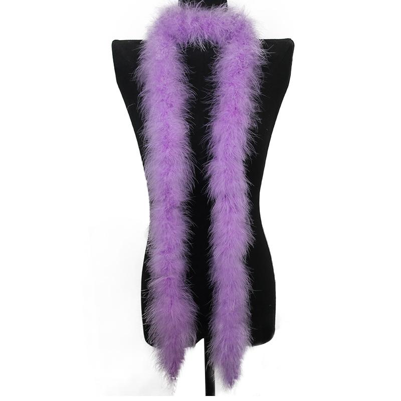 Thickened Encrypted Large Turkey Feather Strips Colored Top Scarves Stage Performance Costume Accessories