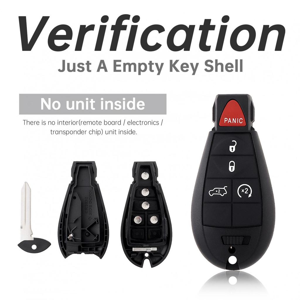 3/4/5/6/7 Buttons Car Remote Key Gq4-53T 56046955 Fit For Jeep,Chrysler,Dodge Ram- 1500 2500 3500 4500 5500 Key Shell Case
