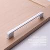 2/6/10pcs White Cabinet Handles & Knobs - Aluminium Alloy Modern Furniture Hardware for Kitchen/Closet/Cupboard/Drawer