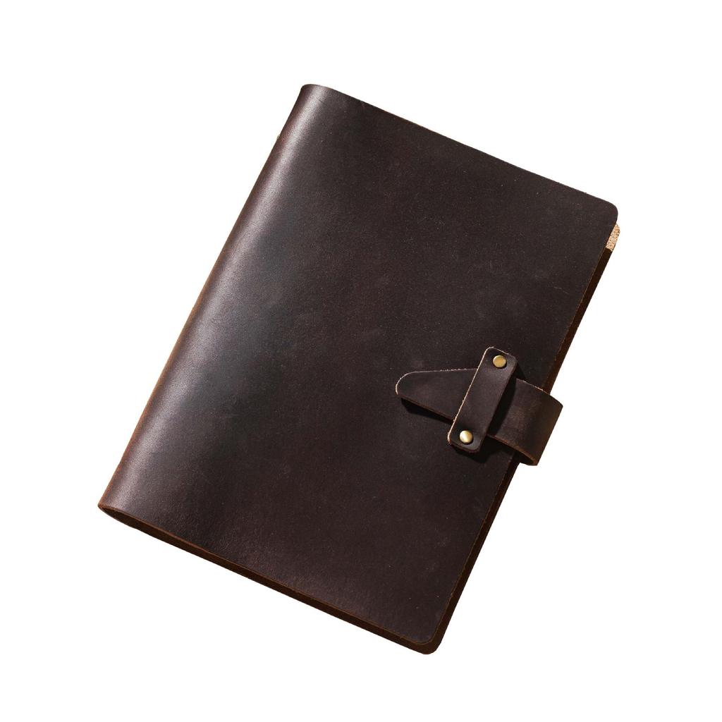 A5 Vintage Handmade European Style Notebook & A6 Diary, A7 Loose-Leaf Cowhide Notepad for Office and Business Use.