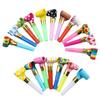 10-20PCS Colorful Whistles Funny Toy Children Blowing Dragon Whistle Blow Roll Toys Baby Party Games Birthday Gifts Toddler Toy