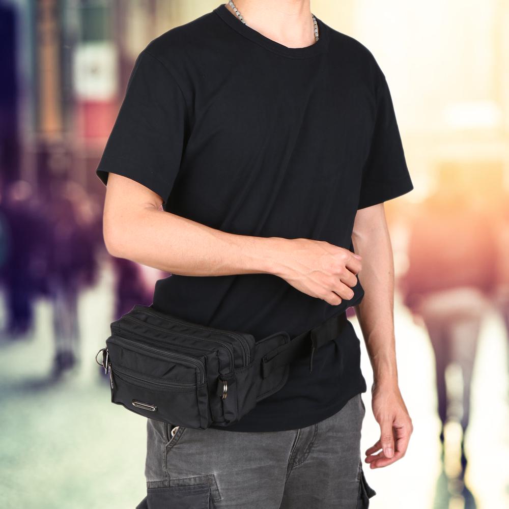 Waist Bag Fanny Pack for Men Women Hip Bum Bag Outdoor Workout Traveling Casual Sports Running Hiking Cycling