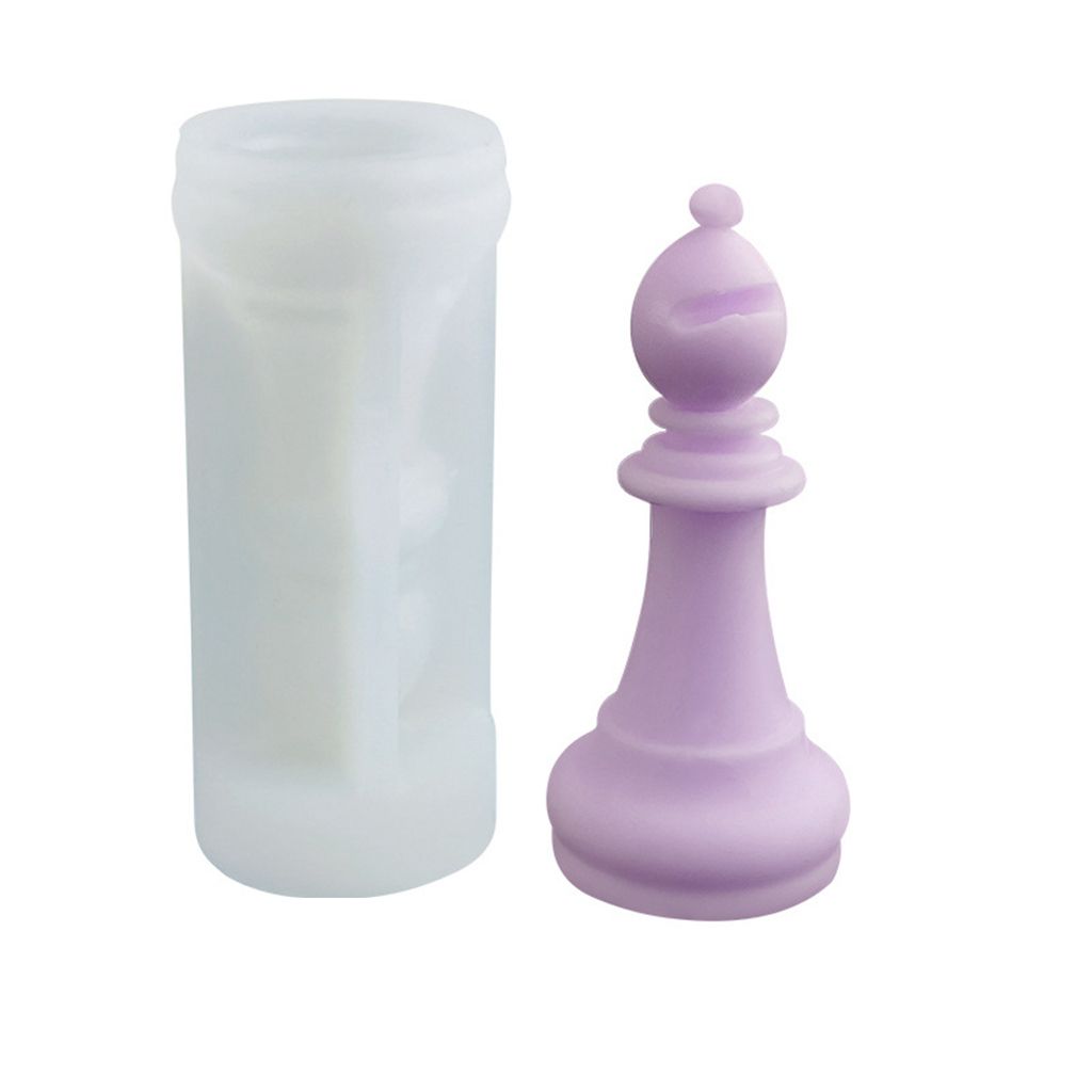 Demold DIY Creative Silicone Baking Mold Candle Mould Chess Piece Mold Crafts Making Home Decor