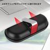 Car Sunglasses Sun Visor Sunglasses ABS Multifunctional Sunglasses Storage Case for Car Eyeglasses Kwak's Stand, Holder, (Black)