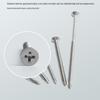 Extended Phillips Head Flat Stainless Steel Self-Tapping Screws for Switch Socket Panels