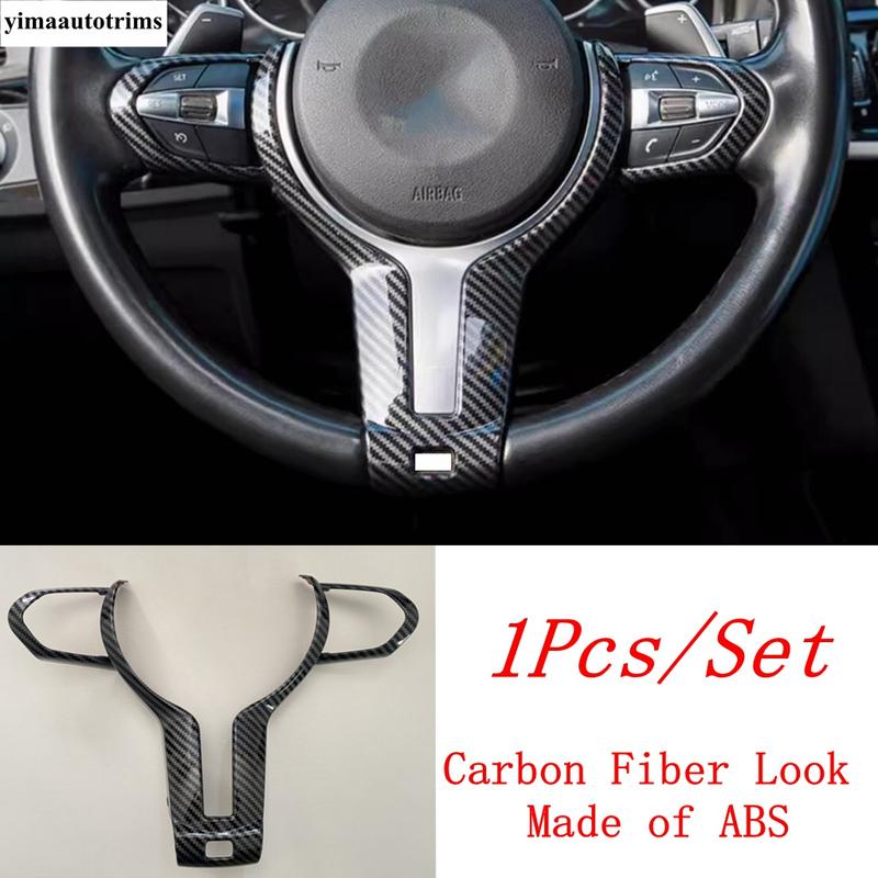 Car Steering Wheel Panel Cover Trim Accessories For BMW F Chassis F06 F10 F11 F12 F15 F16 F20 F21 F22 F23 F30 F32 F34 M-Sport