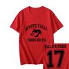T-shirt The Vampire Diaries Donna Vintage Mystic Falls Salvatore 17 Abbigliamento Femminile Estate Abbigliamento Anime Streetwear