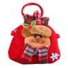 Christmas Gift Bags Red Plaid Design Small Candy Bags for Kids Christmas Eve Holder