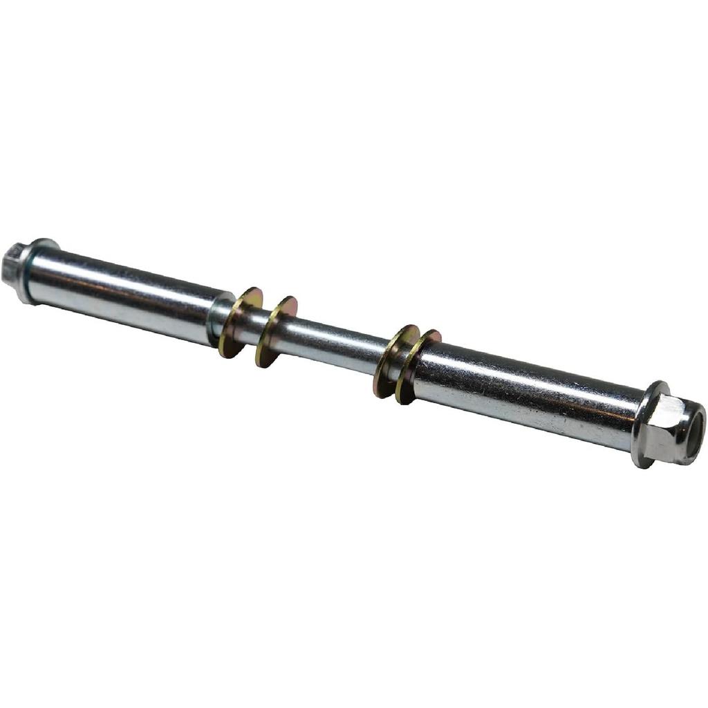 JMCHstore Front Axle & Lock Nut w/Spacer Assembly for Monster Mega Moto MMB80 80cc MMB105 105cc, for Coleman Realtree RB100 RT100 Mini Bike for