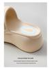 Women's Non-Slip Height-Boosting Beach Slippers - 7cm Thick Sole, Fashionable Outdoor EVA Footwear