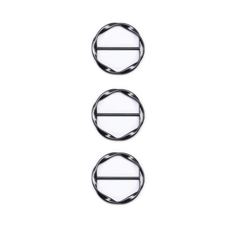 3/6ks Jednoduché Módní Kovové Spony Nastavitelné Spony na Roh Trička a Zapínání na Dekoraci Šátků pro Ženy Stylové Doplňky