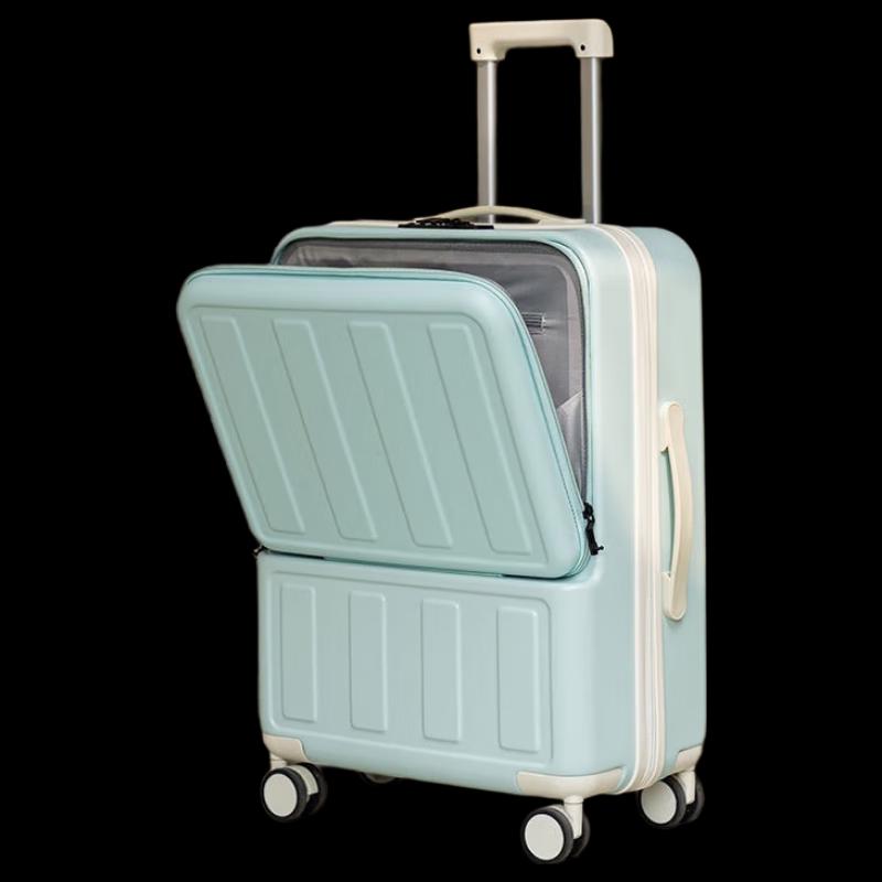 Unisex PC Front-Opening Spinner Luggage