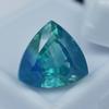 Certified Natural Bluish Green Sapphire 14.55 Ct Trillion Fabulous Gemstone