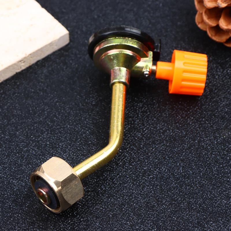 Camping Gas Butan Zylinder Tank Nachfülladapter Outdoor Zylinder Fülladapter Ventilanschluss Zubehör Campingausrüstung