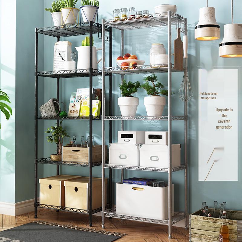 Multi-layer Metal Storage Rack for Kitchen & Bathroom