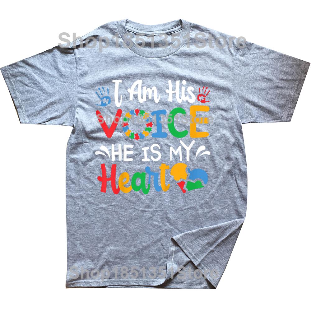 Mom Mama Autistic Autism Awareness T Shirts Cotton Streetwear Short Sleeve Birthday Gifts Summer Style Tshirt Mens Clothing
